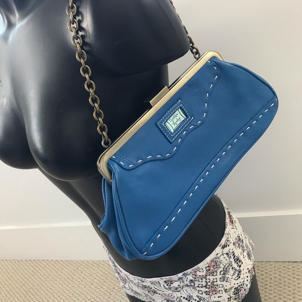 Stunning Blue handbag Cynthia Rowley - clean - great condition